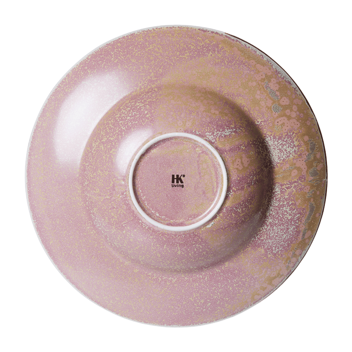 HKliving Pastabord Chef Ceramics Rustic Pink 28 cm