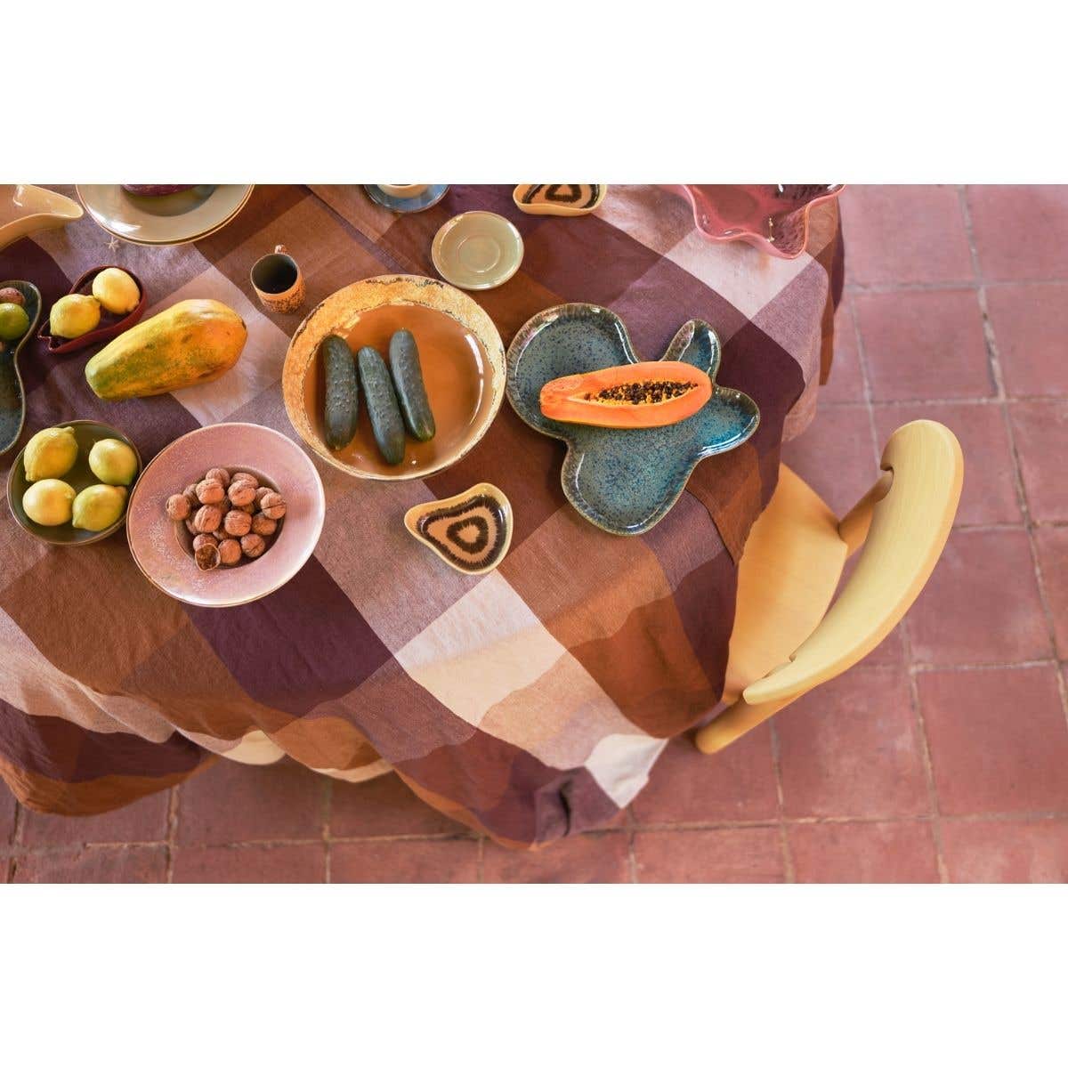 HKliving Pastabord Chef Ceramics Rustic Pink 28 cm