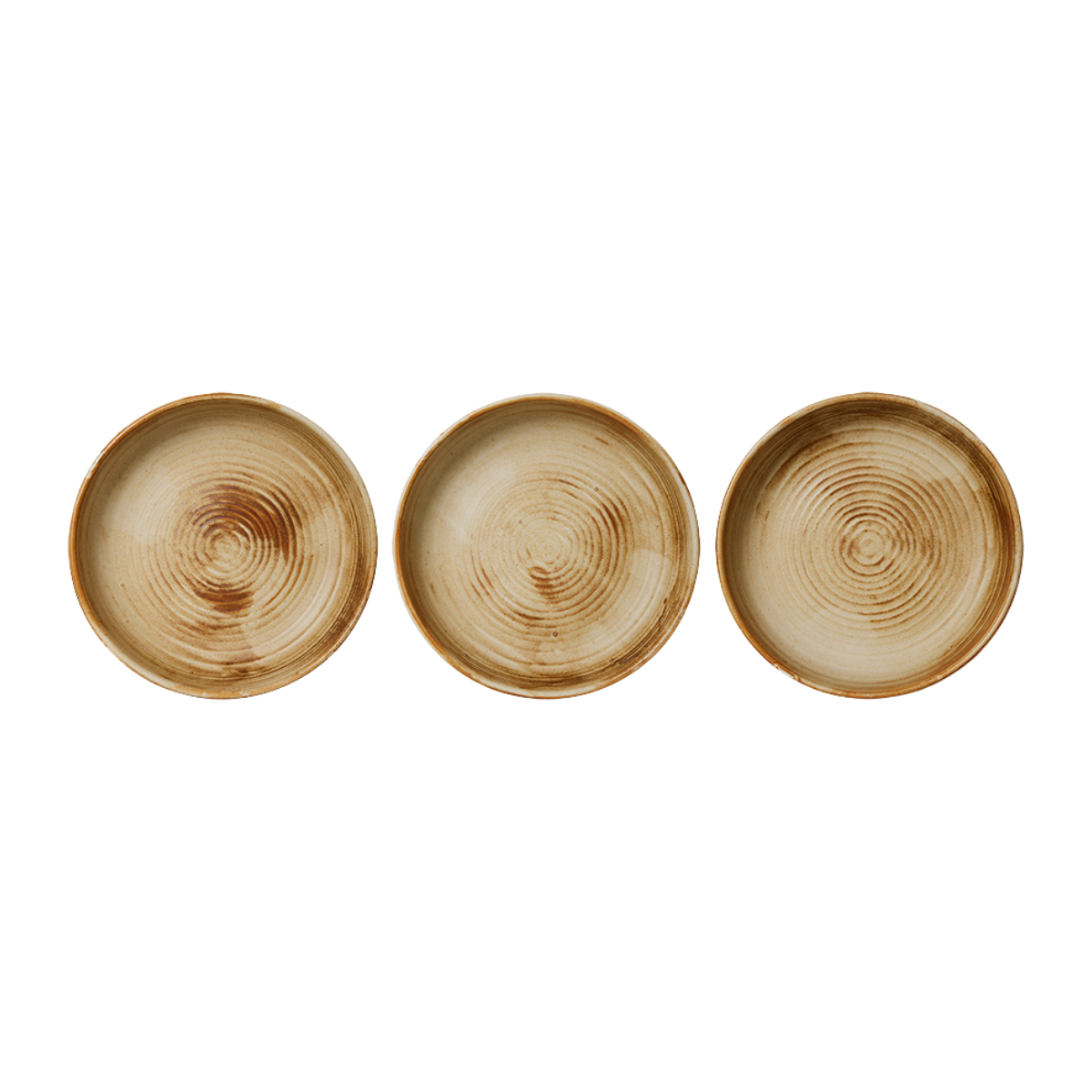 HKliving Diepbord Chef Ceramics Rustic Cream/Brown L 21.5 cm