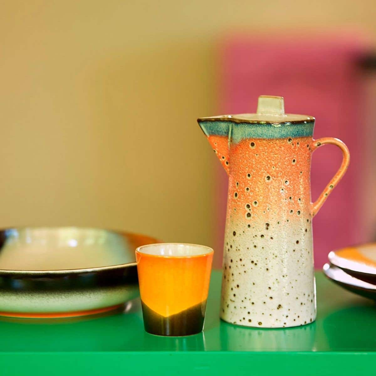 HKliving 70s Ceramics coffee mug Sunshine