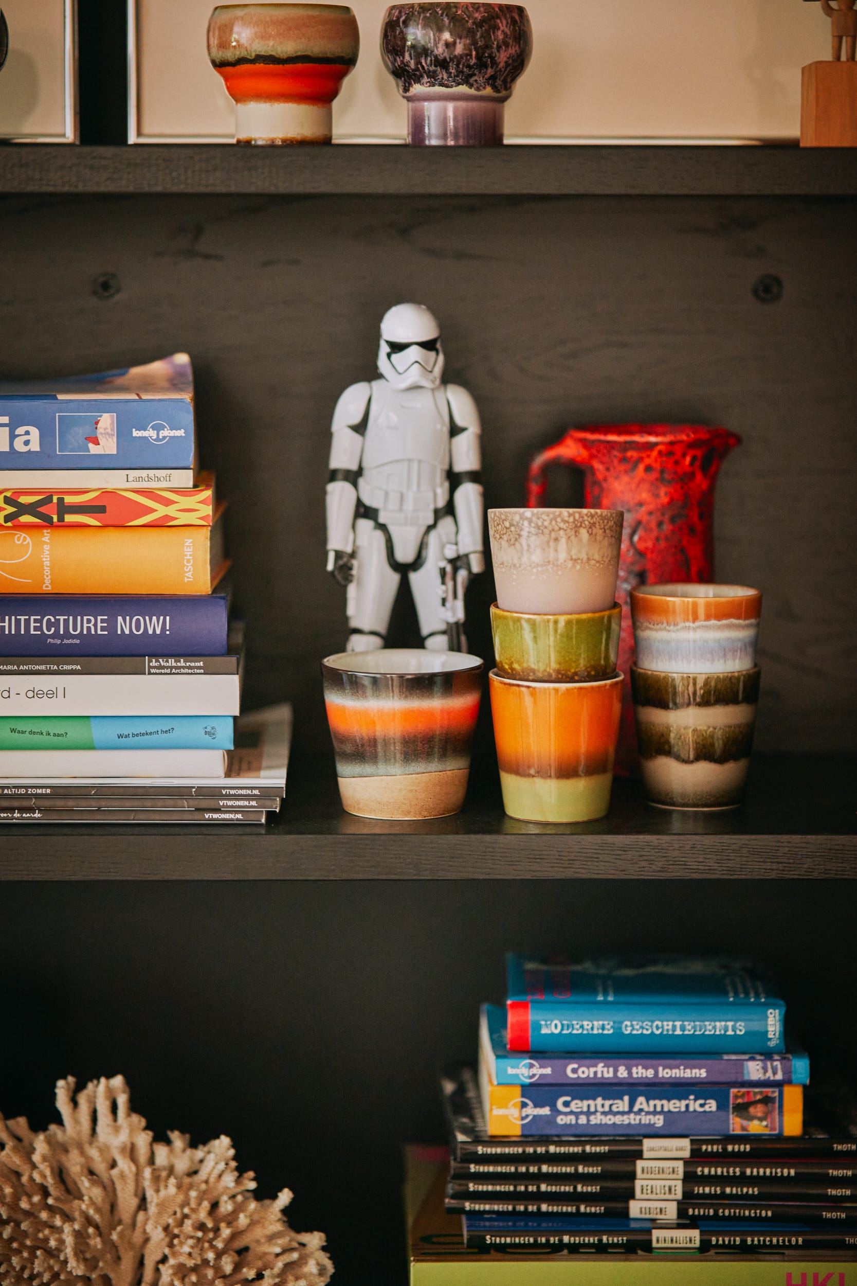 HKliving 70S Ceramics Coffee Mug, Algae