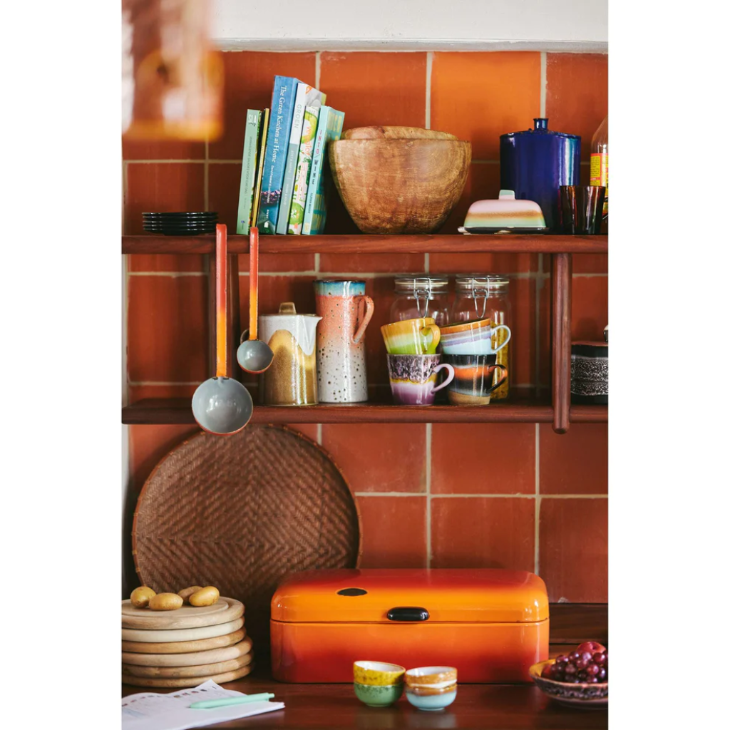 HKliving 70s Ceramics Cappuccino mugs Solid 4 stuks