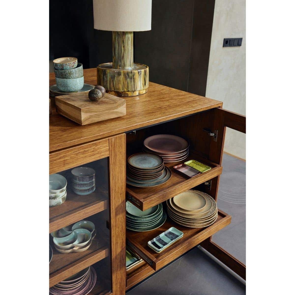 HKliving Dinerbord 70's Ceramics Bedrock 2 stuks 27.5 cm