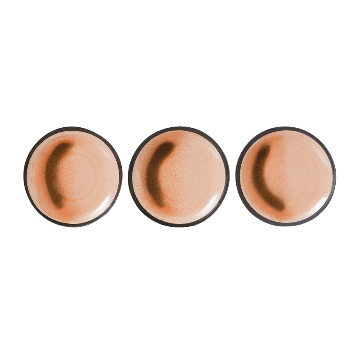 HKliving Desertbord 70's Ceramics Horizon 2 stuks 17.5 cm