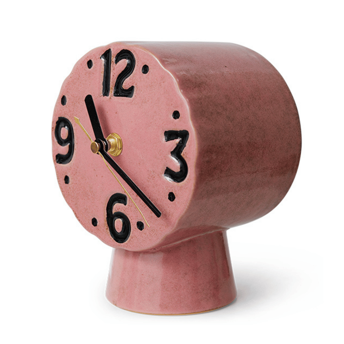 HKliving Tafelklok Retro Ceramics Roze