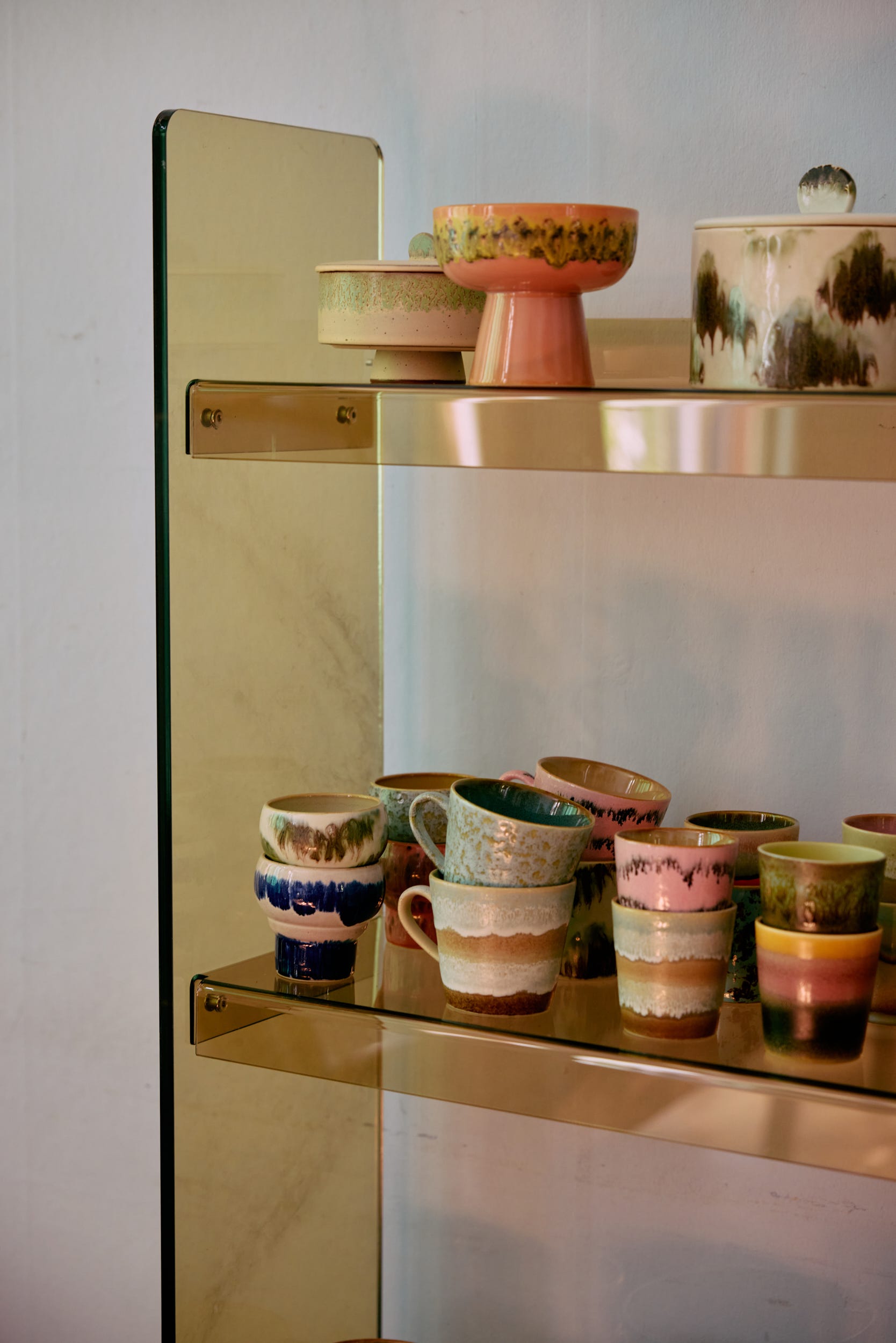 HKliving Koffiekopje 70's Ceramics Skyline 0.23 L