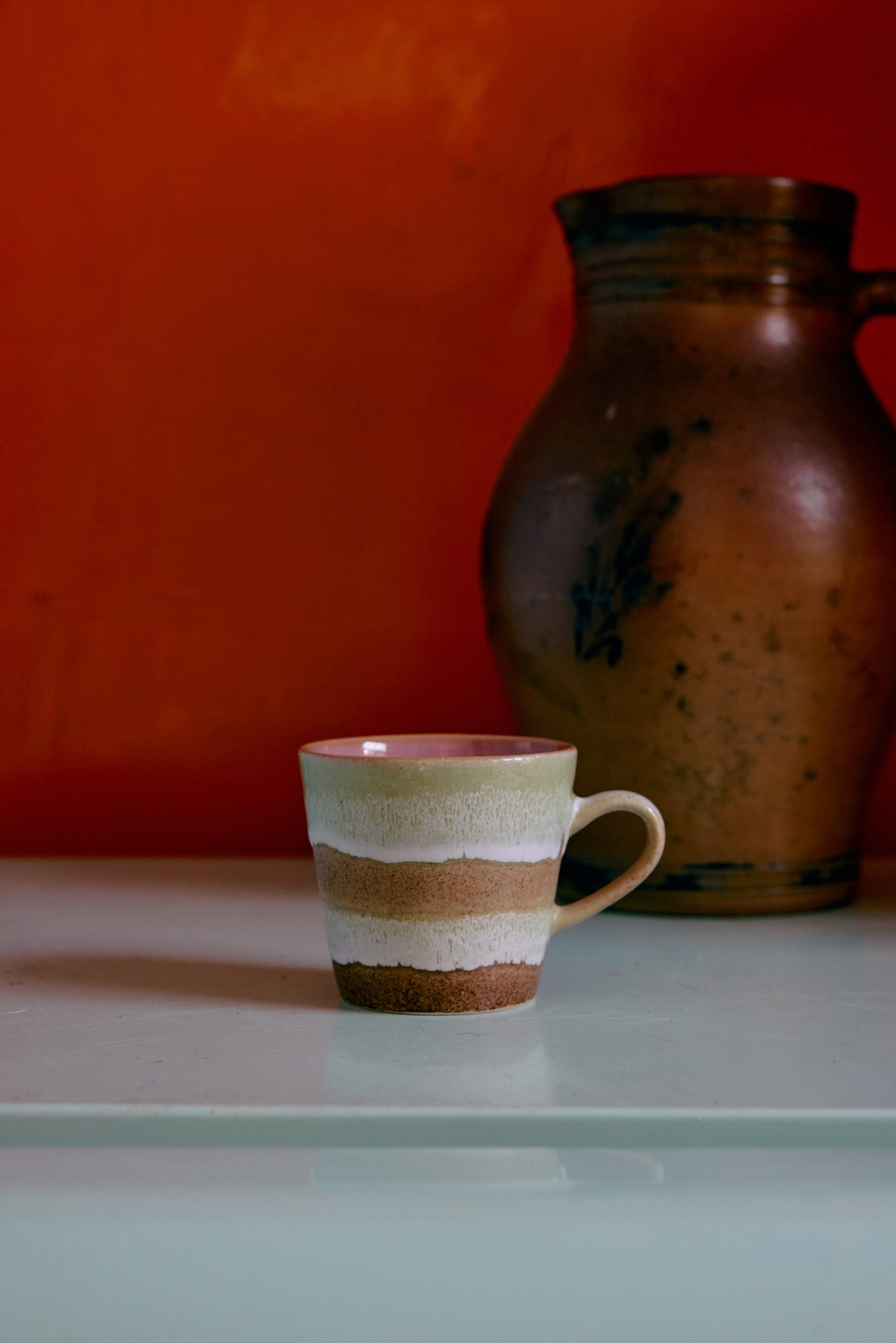 HKliving Koffiekopje Americano 70's Ceramics Umber 0.27 L