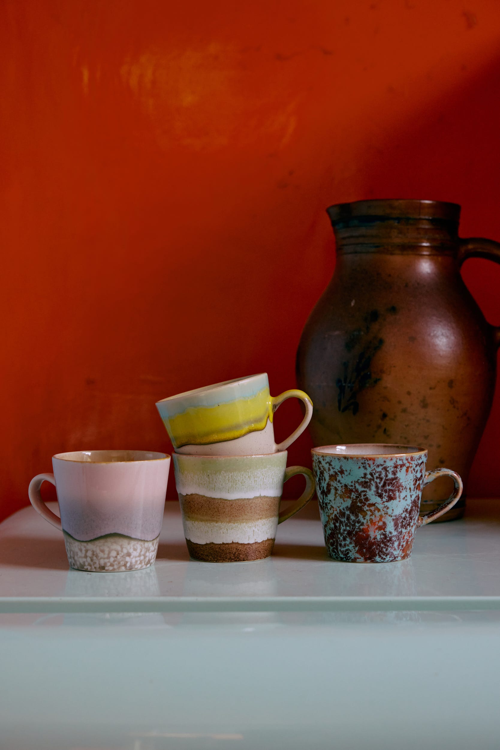 HKliving Koffiekopje Americano 70's Ceramics Muse 0.27 L