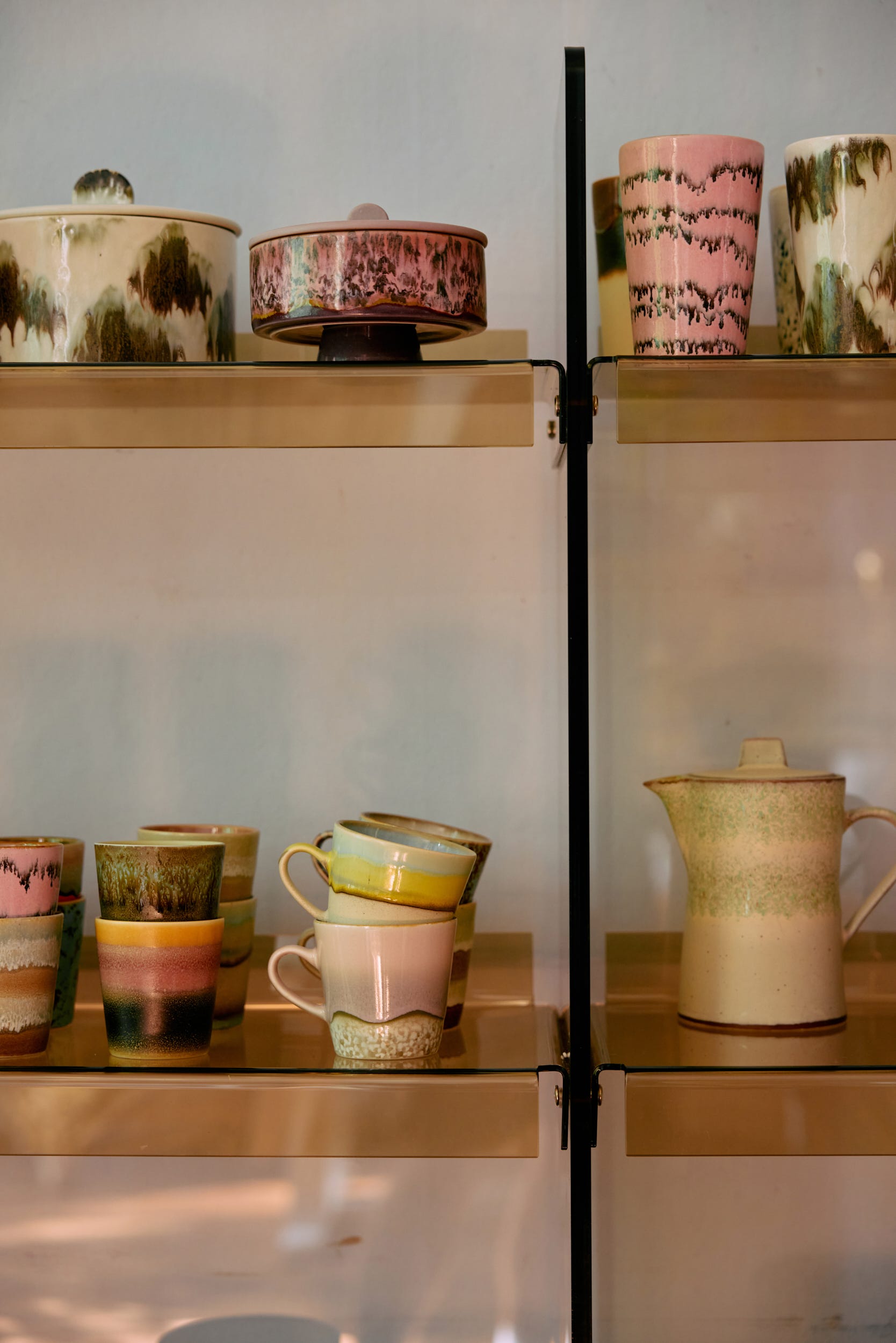 HKliving Koffiekopje Americano 70's Ceramics Muse 0.27 L