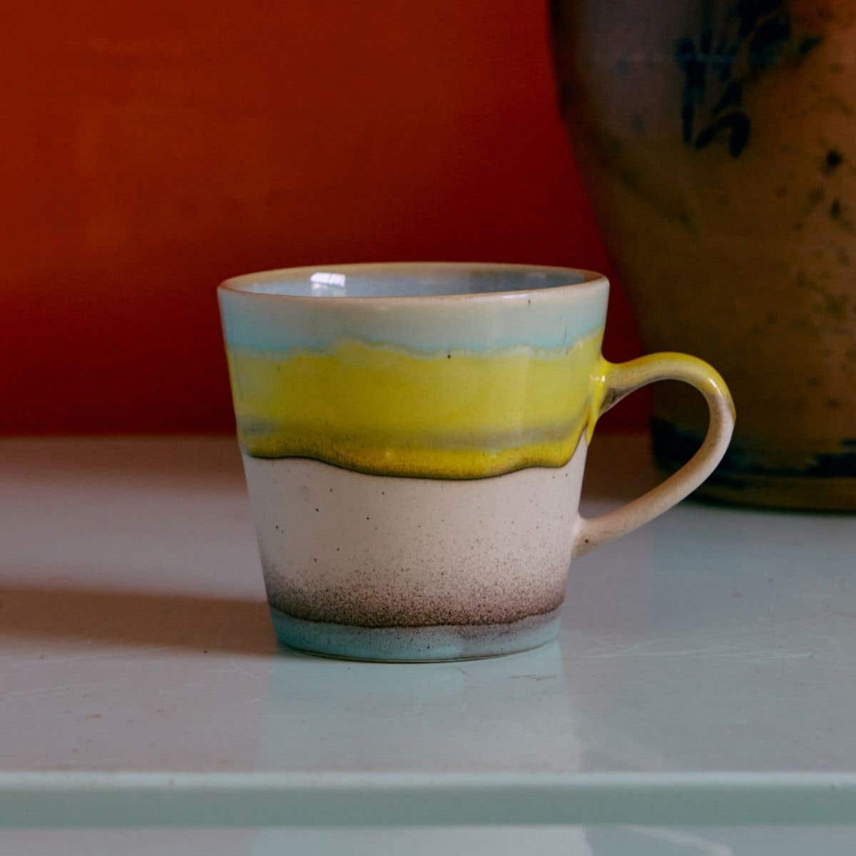 HKliving Koffiekopje Americano 70's Ceramics Glint 0.27 L