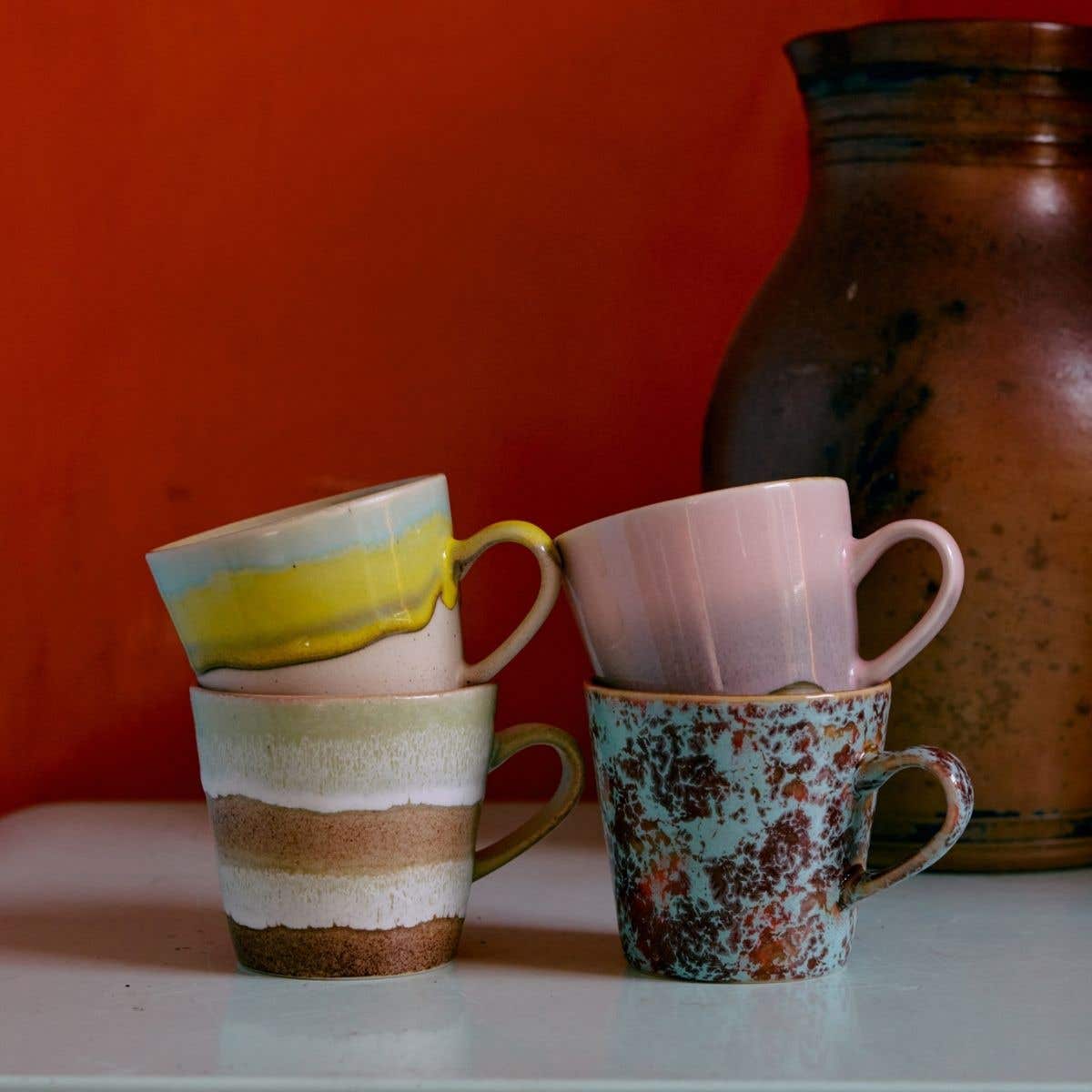 HKliving Koffiekopje Americano 70's Ceramics Patina 0.27 L