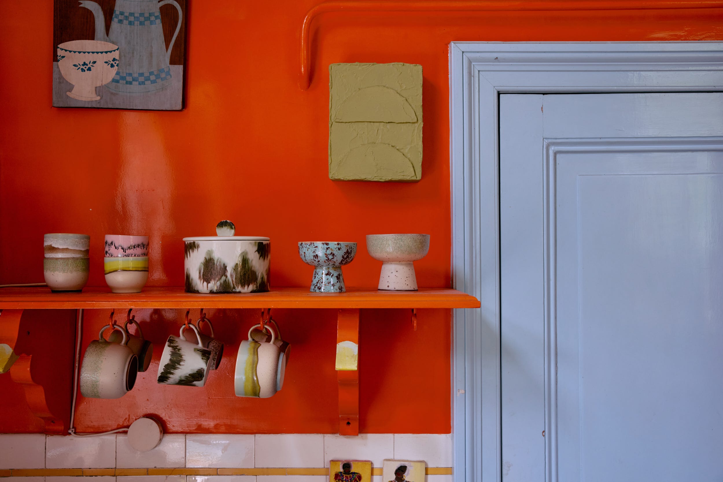 HKliving Koffiekopje 70's Ceramics Skyline 0.25 L