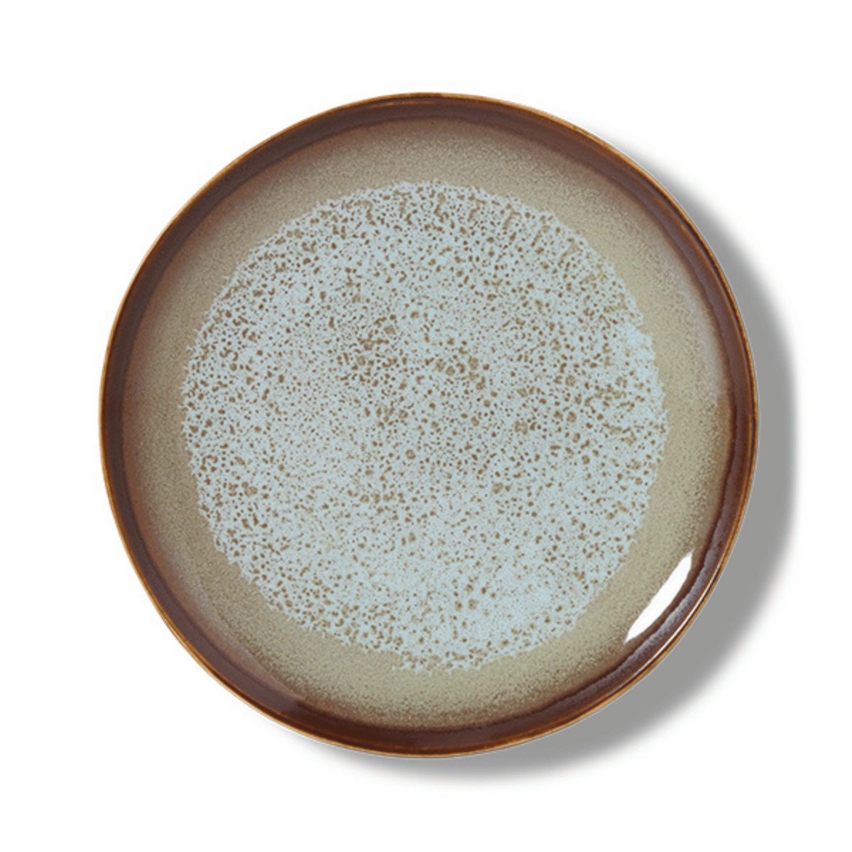 HKliving Desertbord 70's Ceramics Contrast 2 stuks 17.5 cm