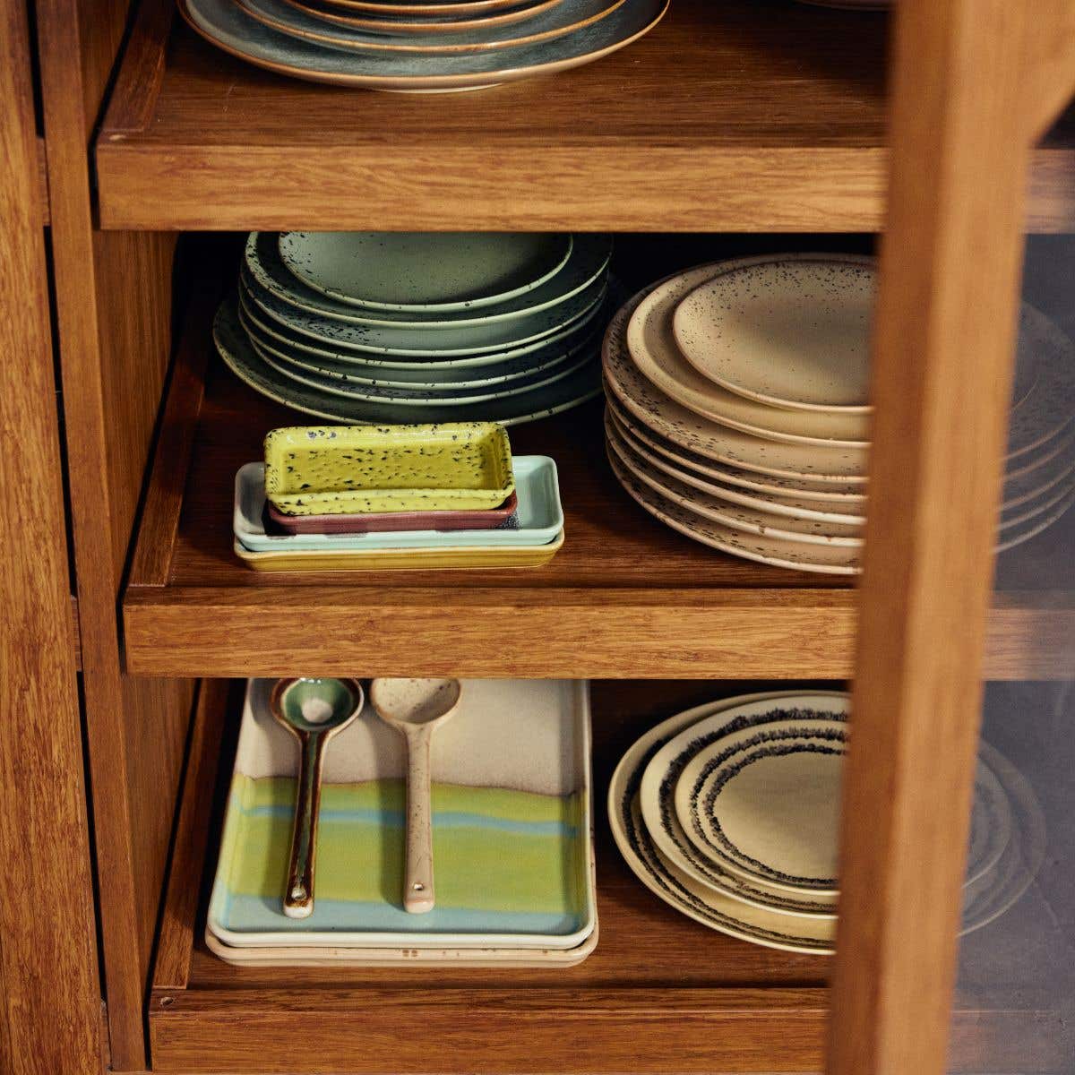 HKliving Dinerbord 70's Ceramics Contrast 2 stuks 27.5 cm