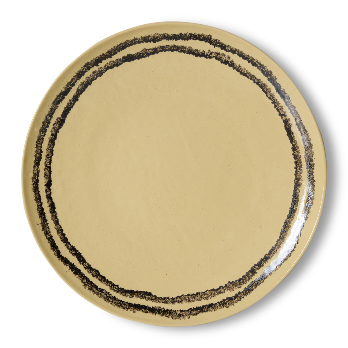 HKliving Dinerbord 70's Ceramics Vanilla 2 stuks 27.5 cm