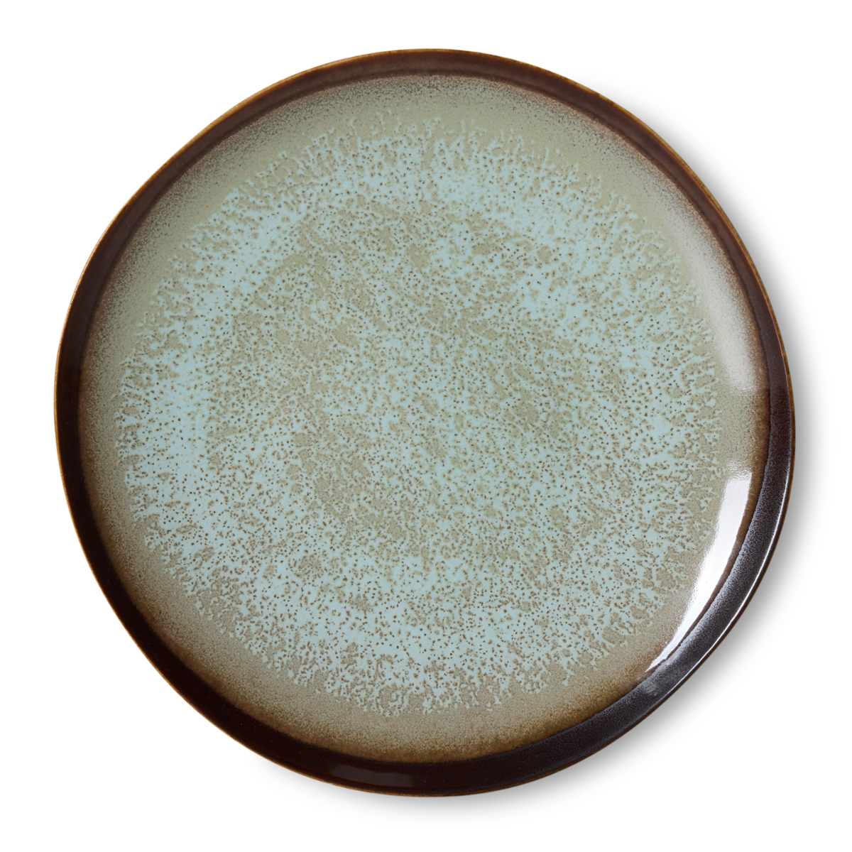 HKliving Ontbijtbord 70's Ceramics Contrast 2 stuks 22 cm