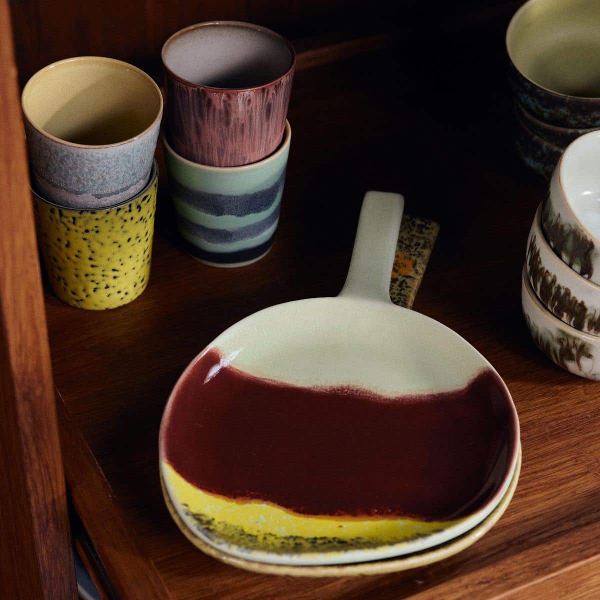 HKliving Koffiekopje 70's Ceramics River 0.23 L