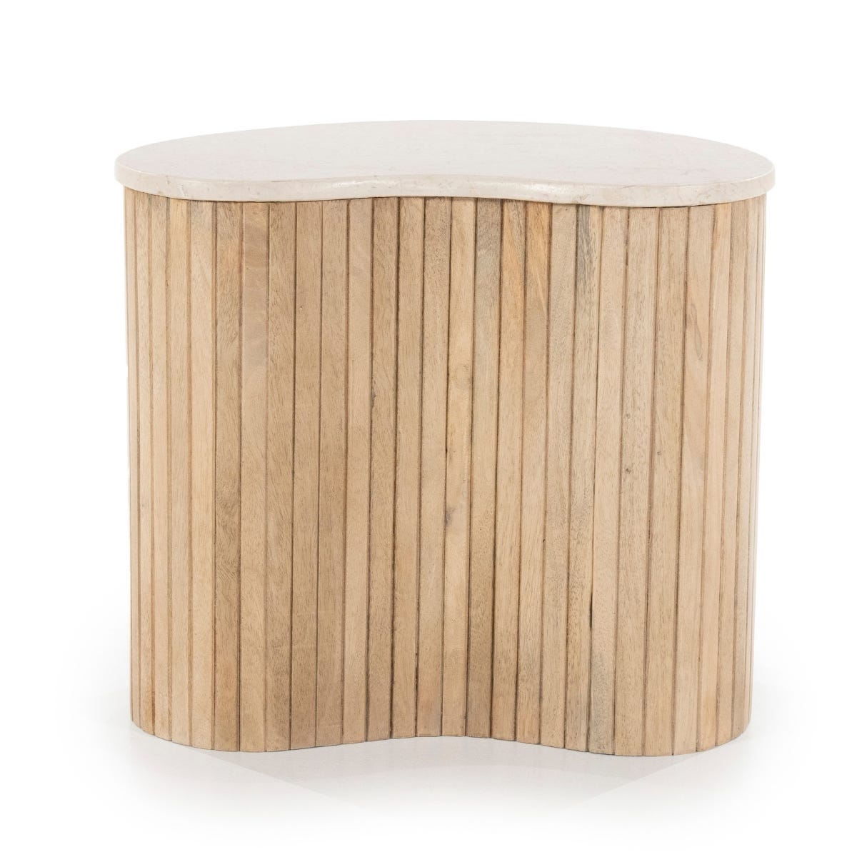 Eleonora Bijzettafel Kira Wit 50 x 33 x 44 cm