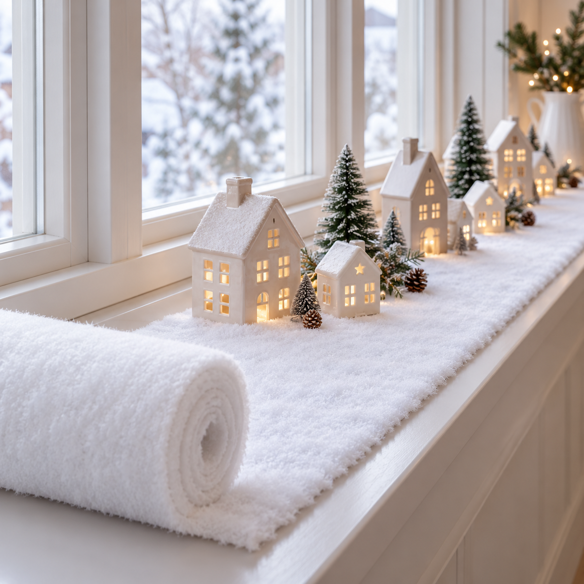 Decoris Kunstsneeuw Sneeuwdeken Polyester 300 x 60 cm