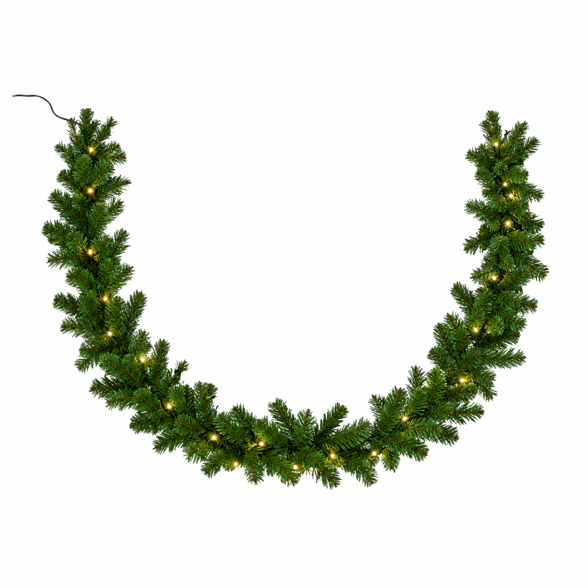Evergreen Guirlande Northern spruce met Verlichting 270 x 25 cm
