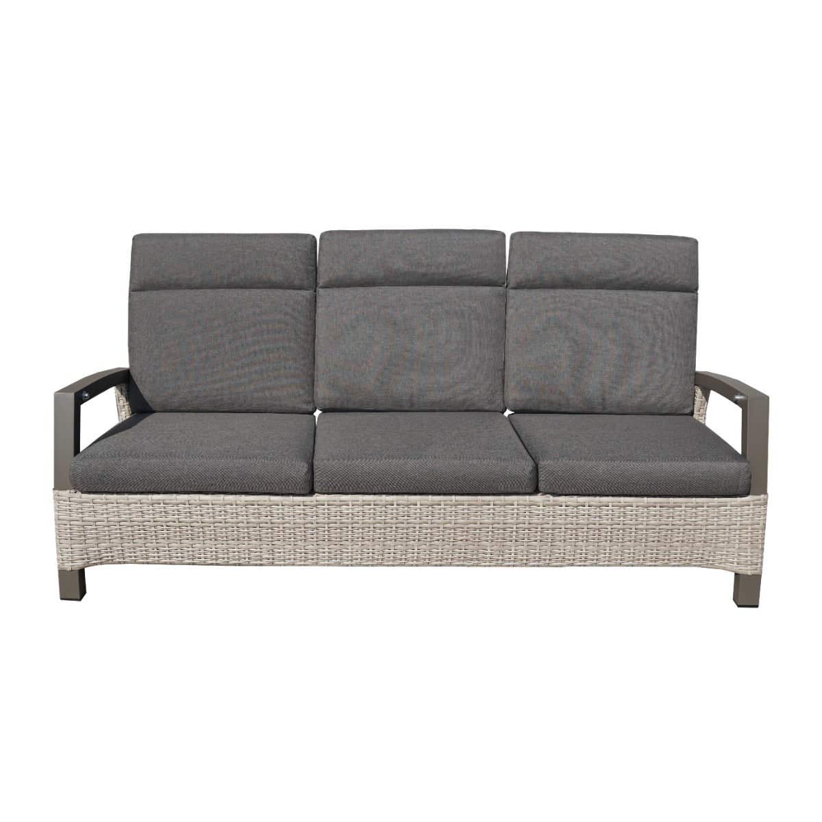 Royal Seasons Bank 3-zits Marseille Beige 206 x 87 x 103 cm