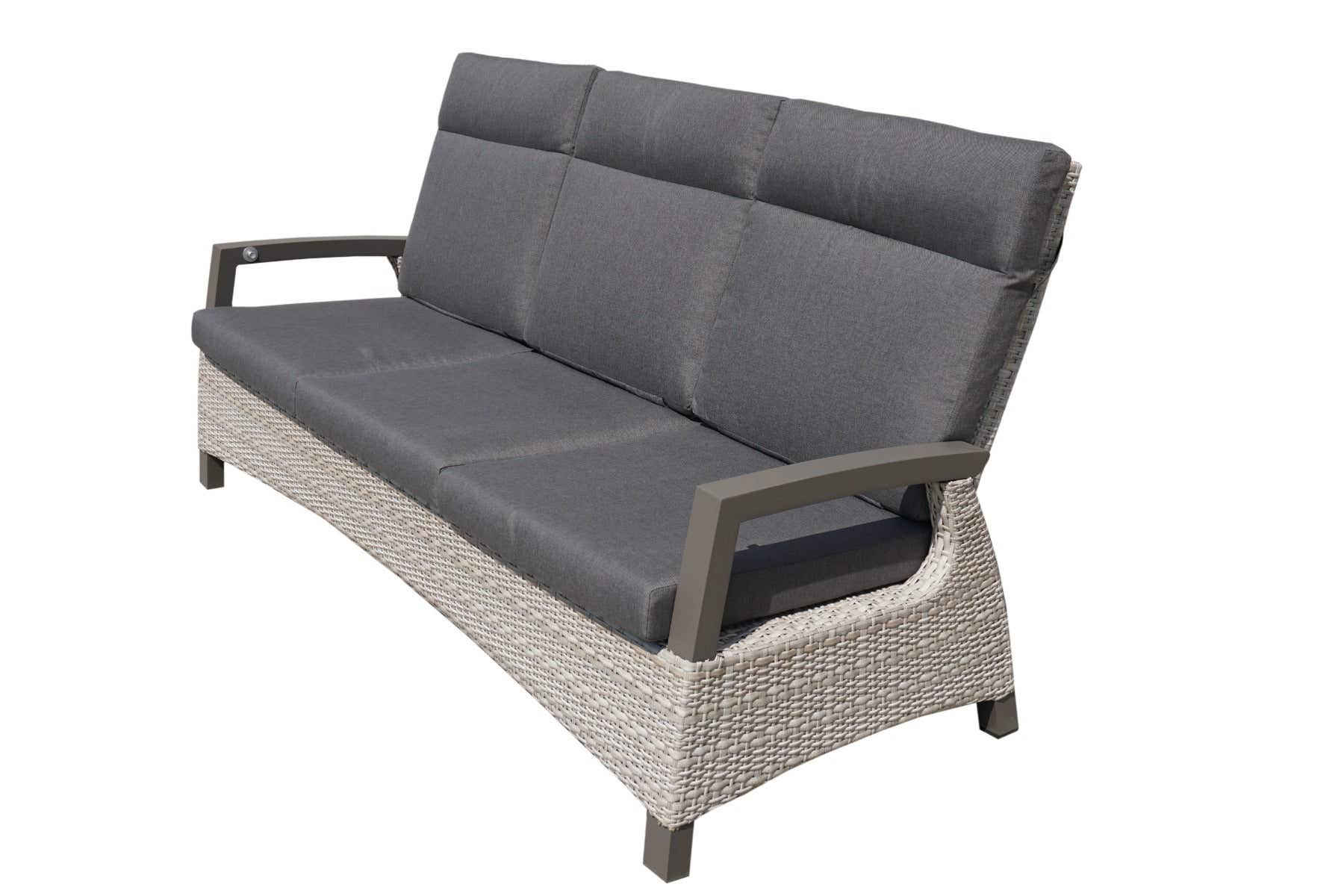 Royal Seasons Bank 3-zits Marseille Beige 206 x 87 x 103 cm