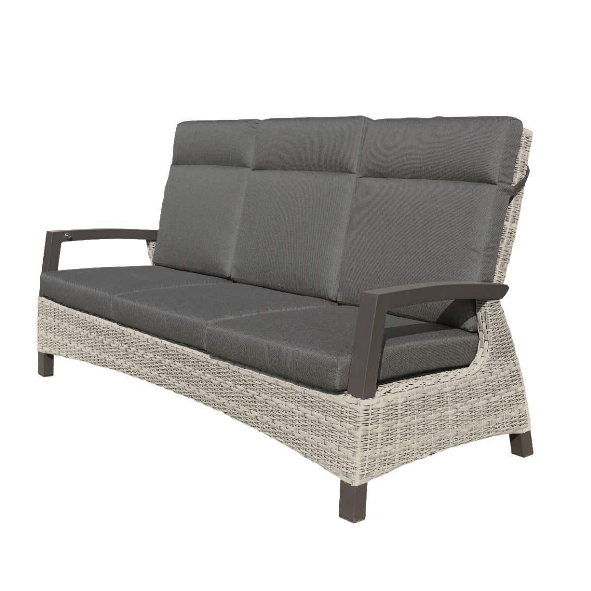 Royal Seasons Bank 3-zits Marseille Beige 206 x 87 x 103 cm