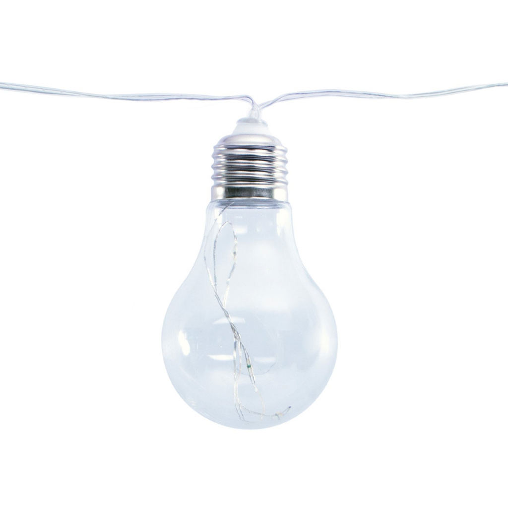 De Bosrand Solar Partylight Transparant 10 Lampen 350 + 200 cm