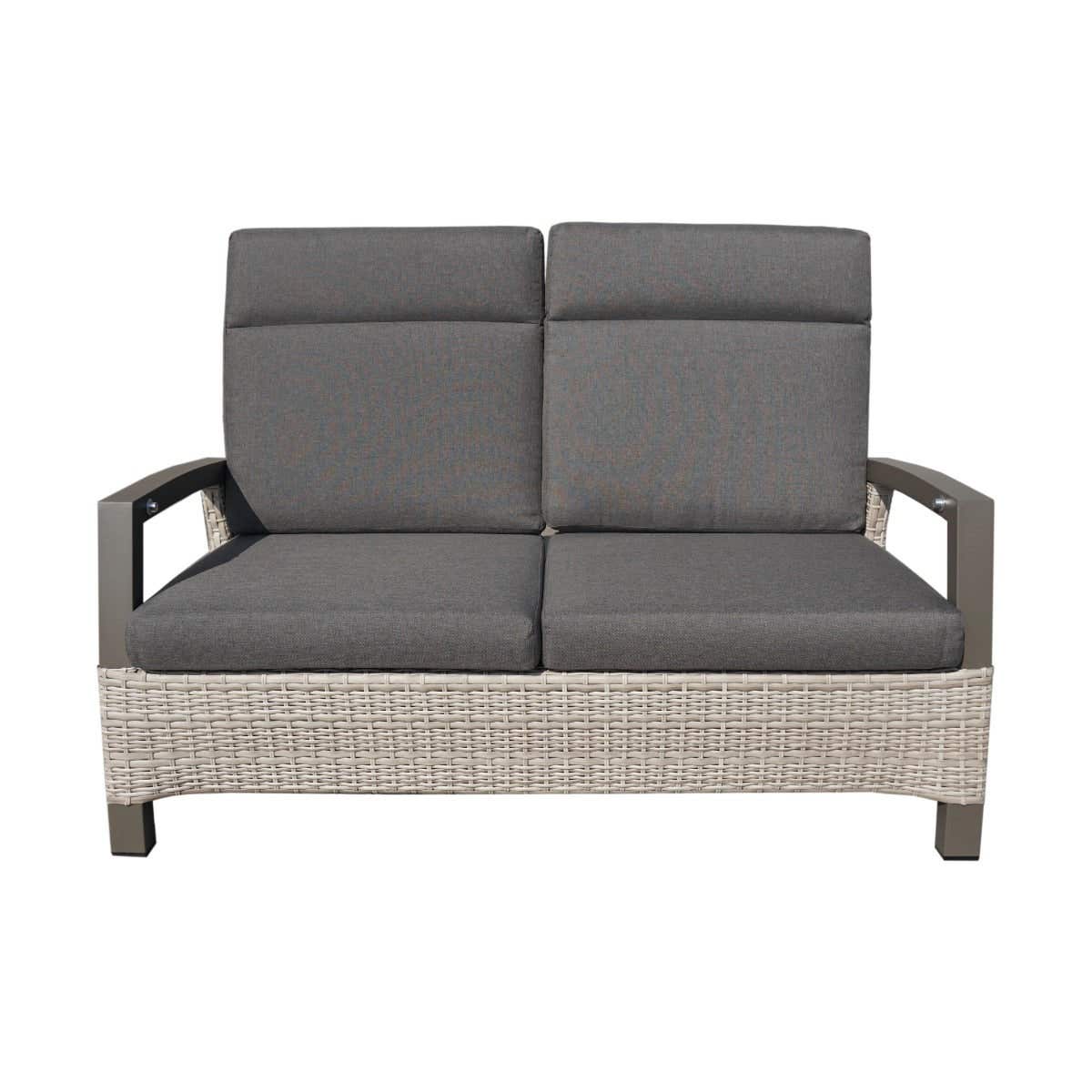 Royal Seasons Bank 2-zits Marseille Beige 146 x 87 x 103 cm