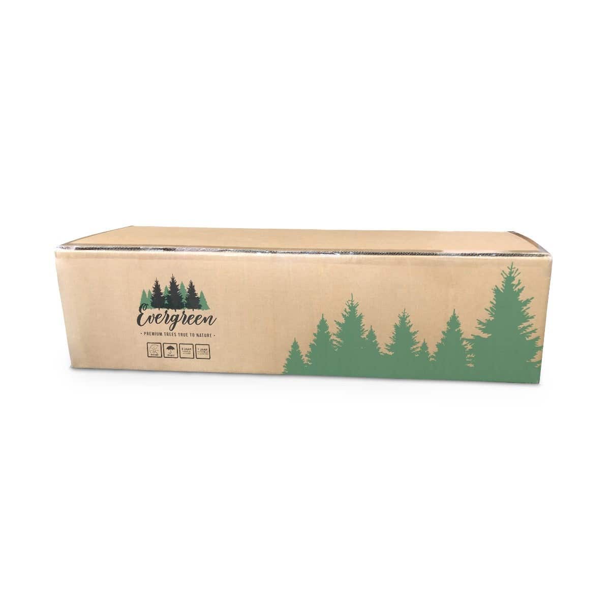Evergreen kunstkerstboom Janga Slim met verlichting 180 x 112 cm