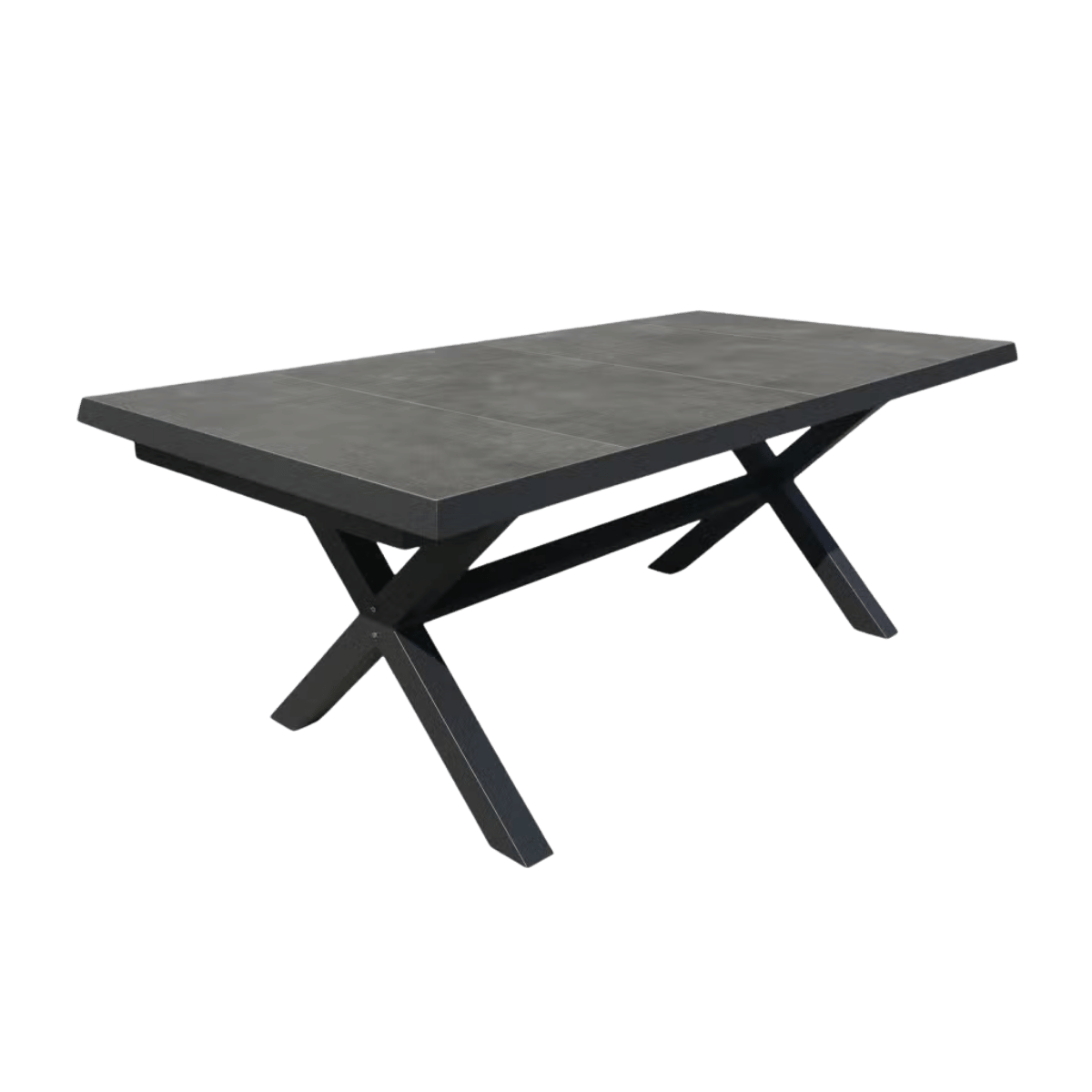 Royal Seasons Uitschuifbare tafel Sol Antraciet 204/264 x 104 x 75 cm
