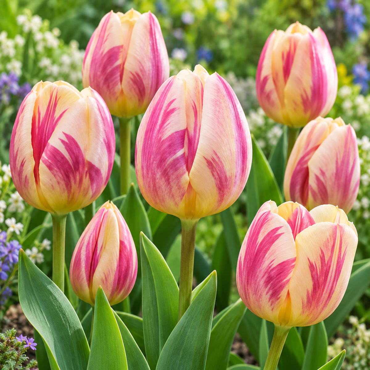 Pure Bulbs Bloembollen Tulp (Tulipa 'Happy Feet') 7 stuks