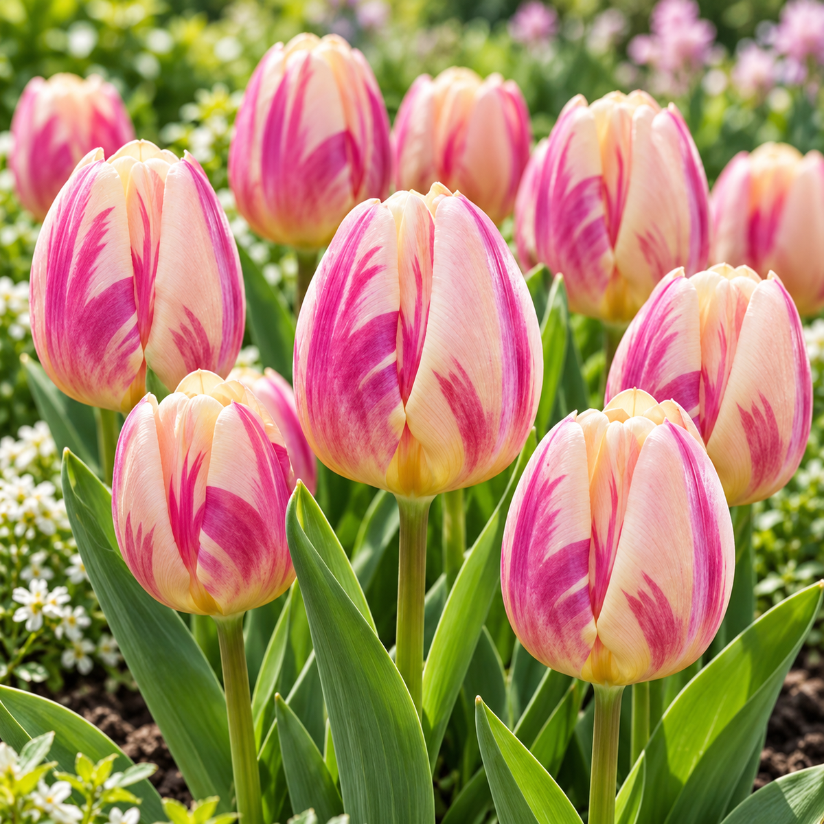 Pure Bulbs Bloembollen Tulp (Tulipa 'Happy Feet') 15 stuks