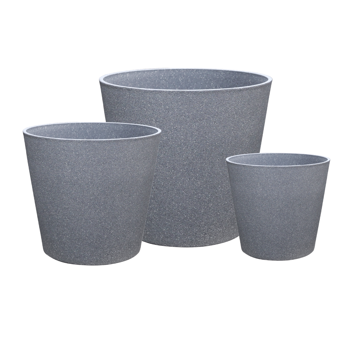 De Bosrand Pot Kunststof Mediterranean Grey 50 x 44.5 cm