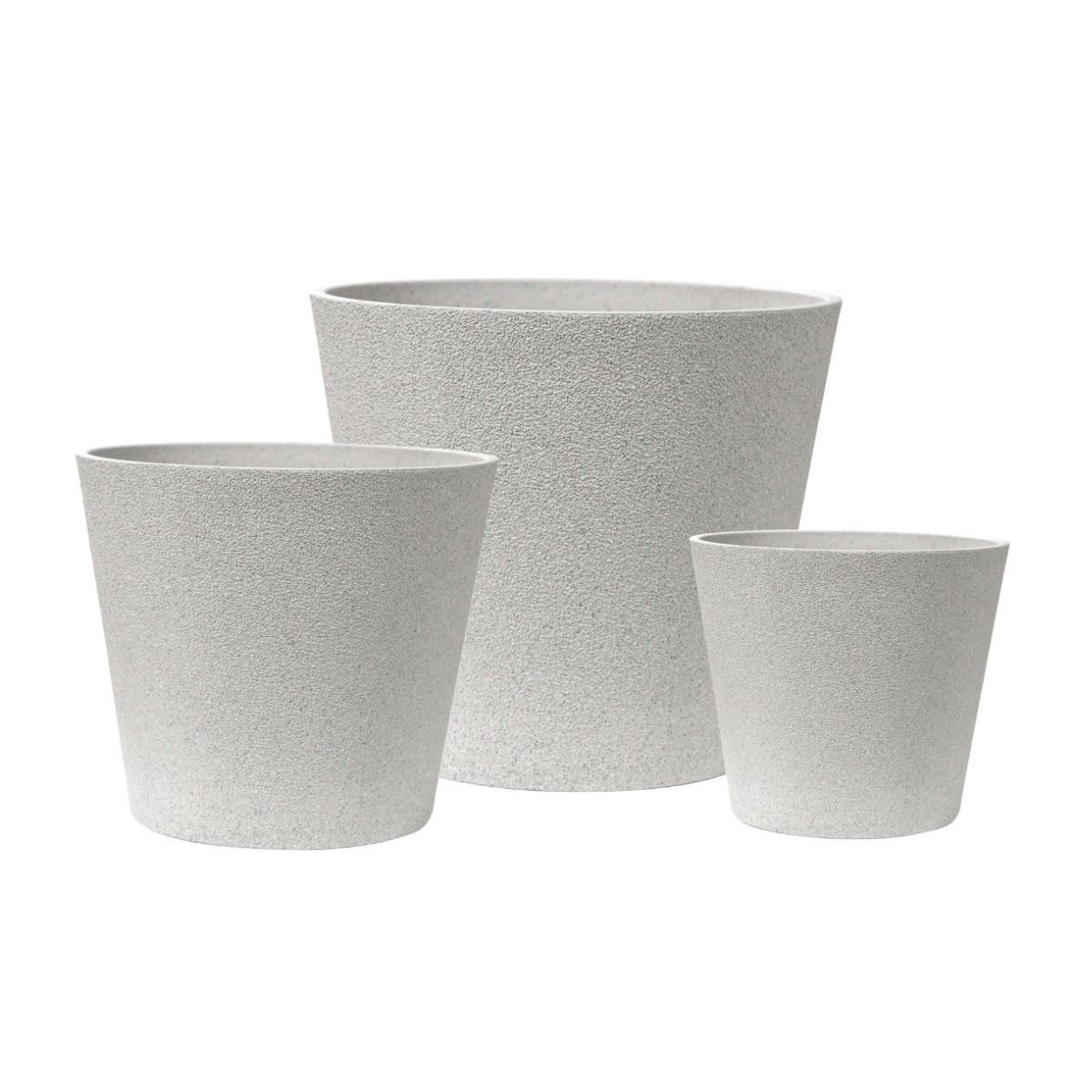 De Bosrand Pot Kunststof Mediterranean Beige 30 x 27 cm