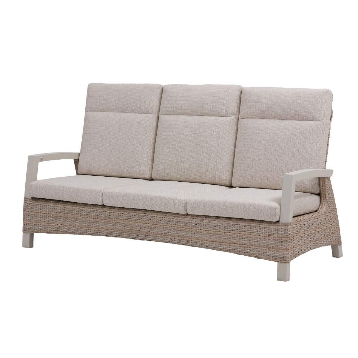 Royal Seasons Bank 3-zits Athene Beige 206 x 87 x 103 cm