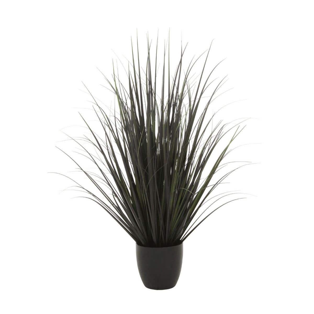 De Bosrand Kunstplant Pluimgras Zwart 99 cm