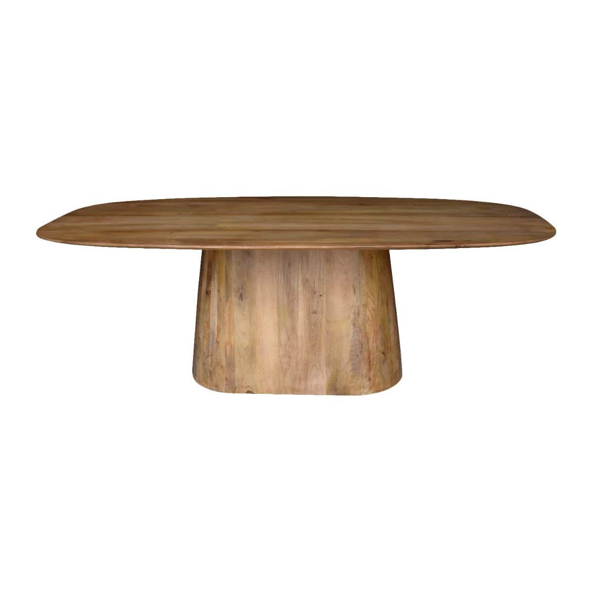 24Seven Seven Tafel Hamar Ovaal Oak Bruin 220 x 110 x 76 cm