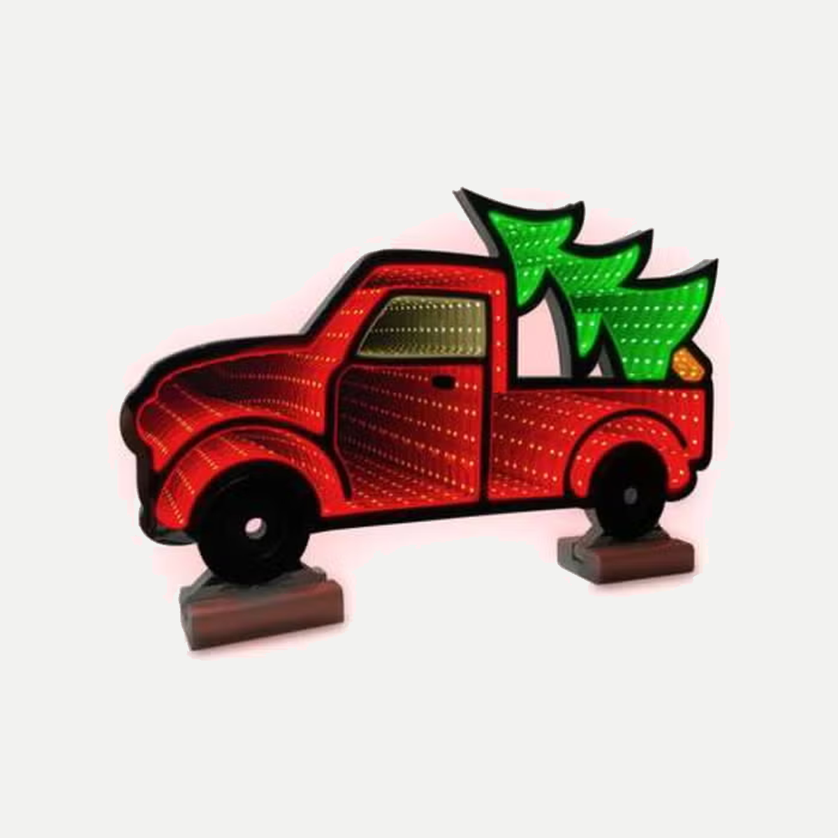 De Bosrand Verlicht Kerstfiguur Infinity Kersttruck 40 cm