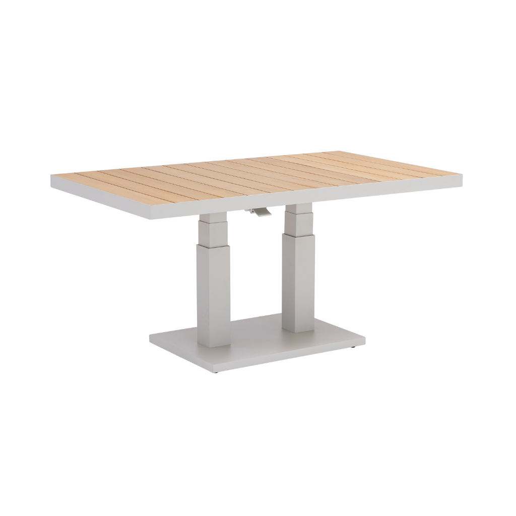 Royal Seasons Loungeset 6-zits Athene met Verstelbare Tafel Zand