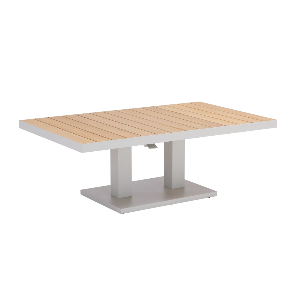 Royal Seasons Loungeset 6-zits Athene met Verstelbare Tafel Zand