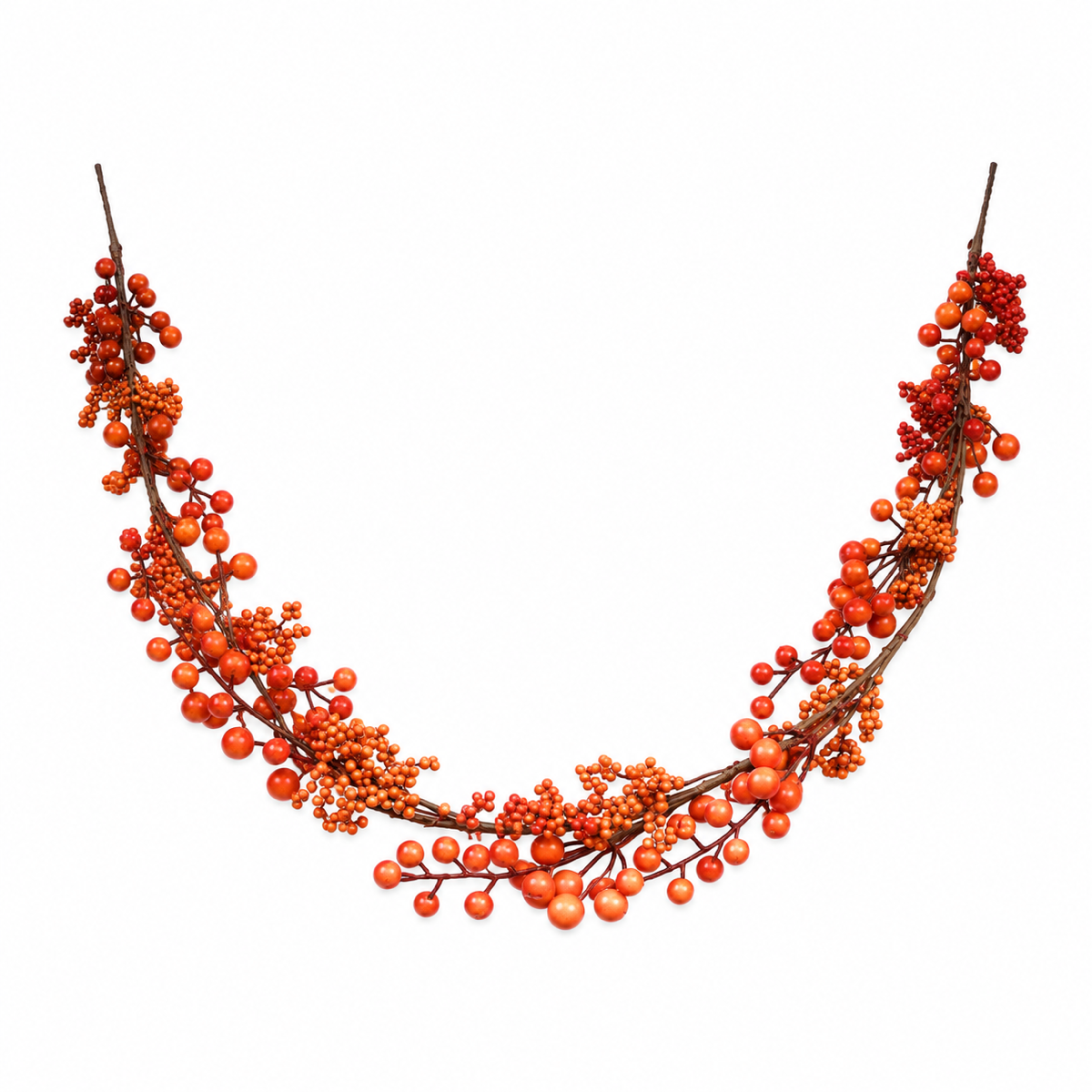 De Bosrand Guirlande bessen oranje 150 cm