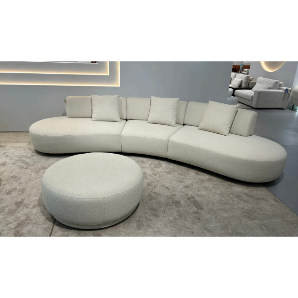 24Seven Poef Capri Zand 95 x 95 x 45 cm