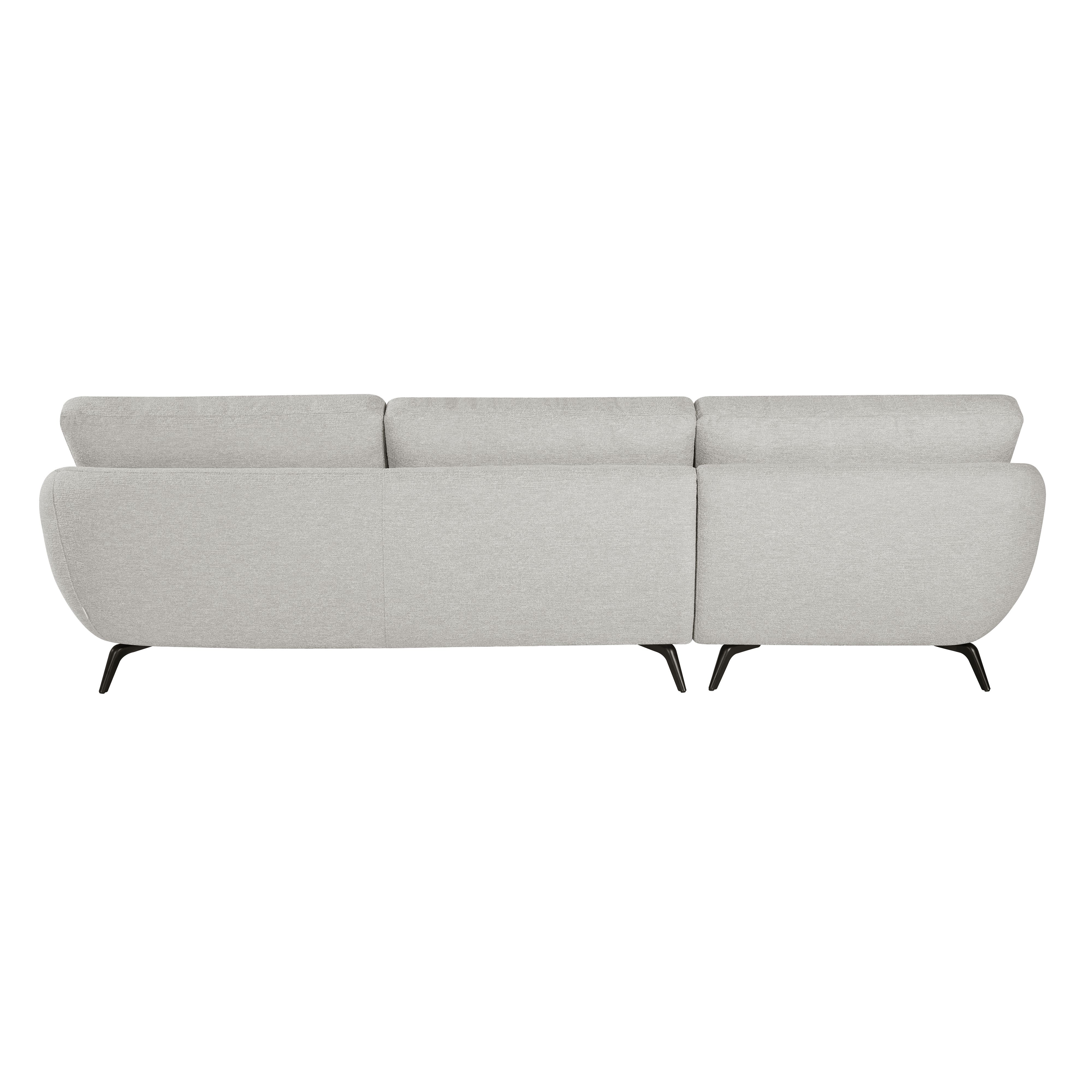 24Seven Hoekbank Lucca Driezits Links Beige 287 x 163 x 82.5 cm