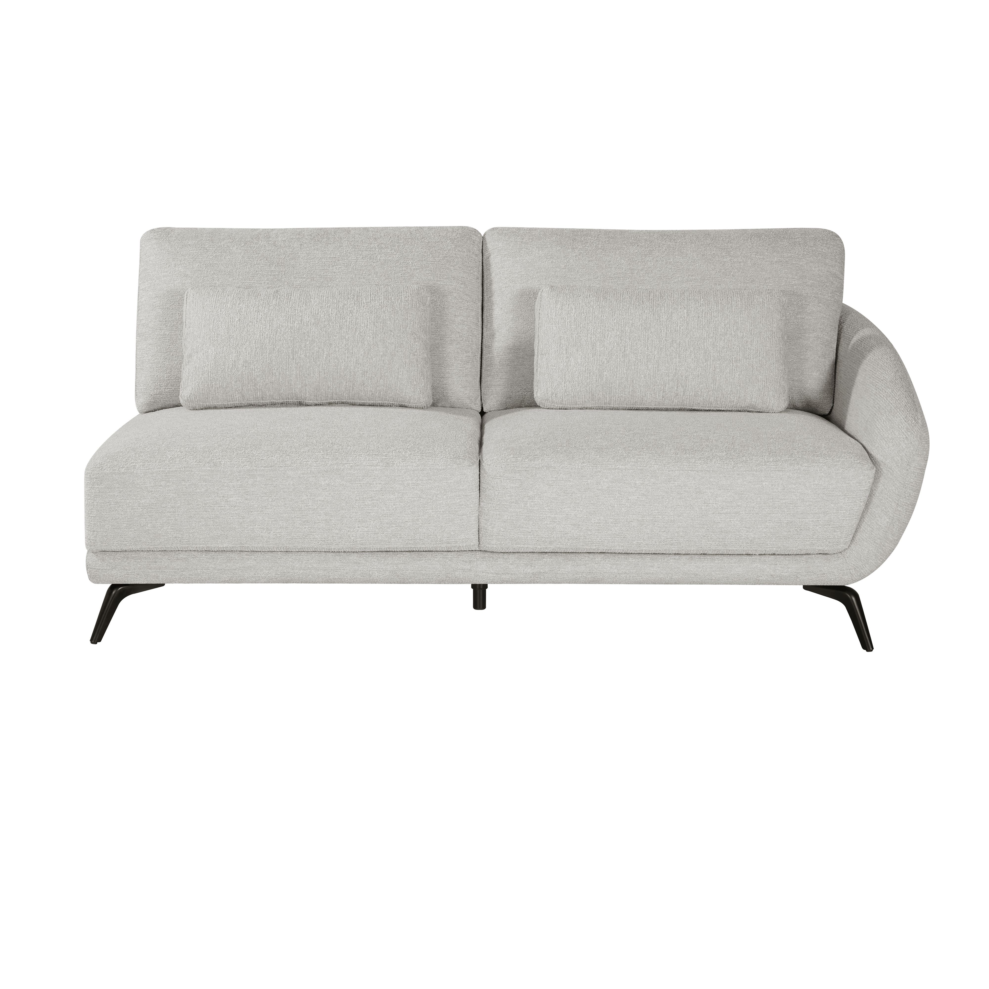 24Seven Hoekbank Lucca Driezits Links Beige 287 x 163 x 82.5 cm