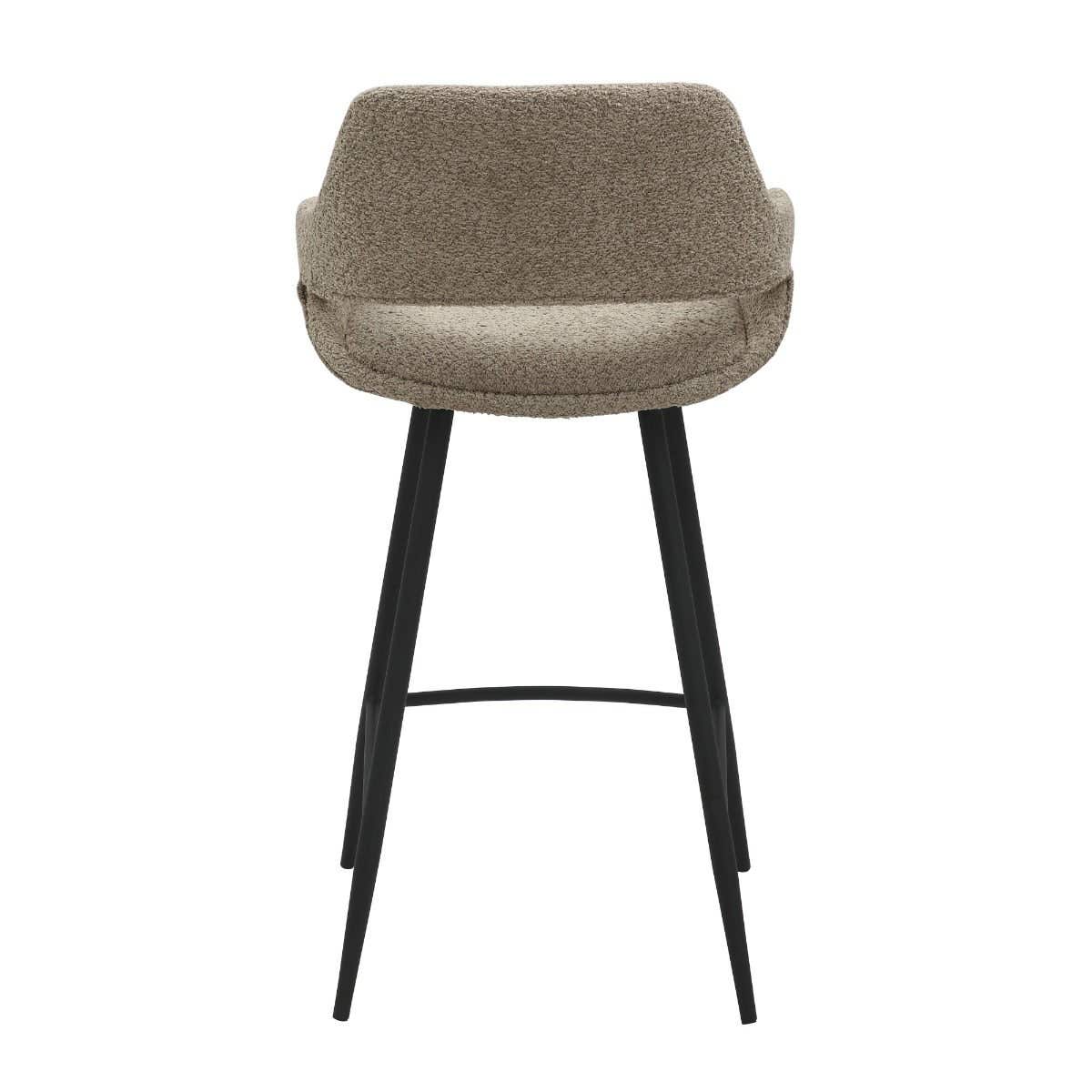 24Seven Barstoel Dario Bouclé Liver Beige 50 x 49 x 103 cm