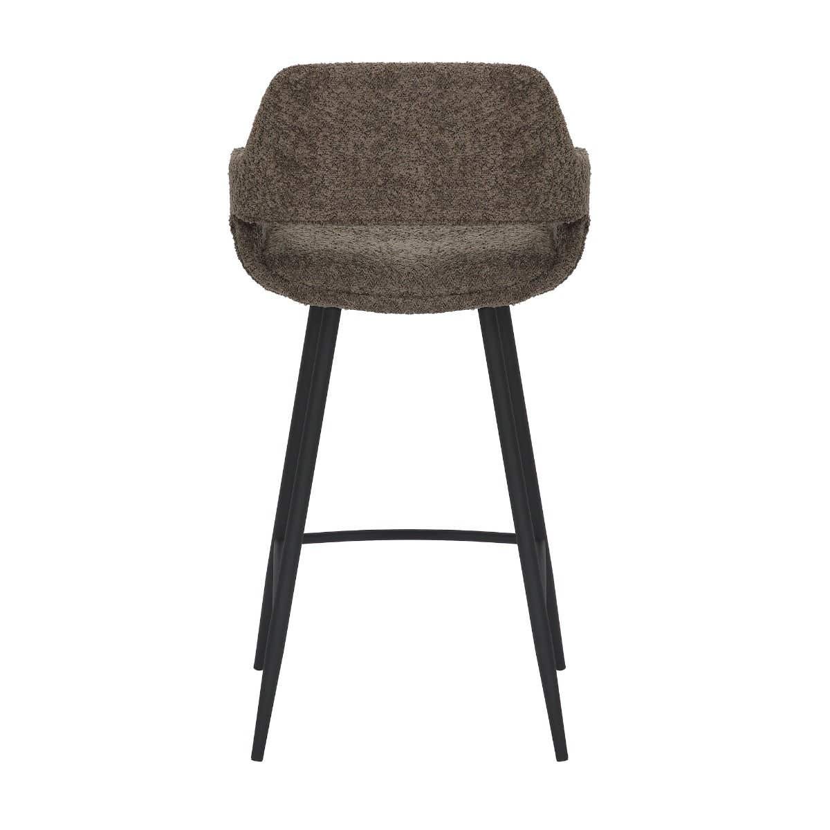 24Seven Barstoel Dario Bouclé Taupe 50 x 49 x 103 cm