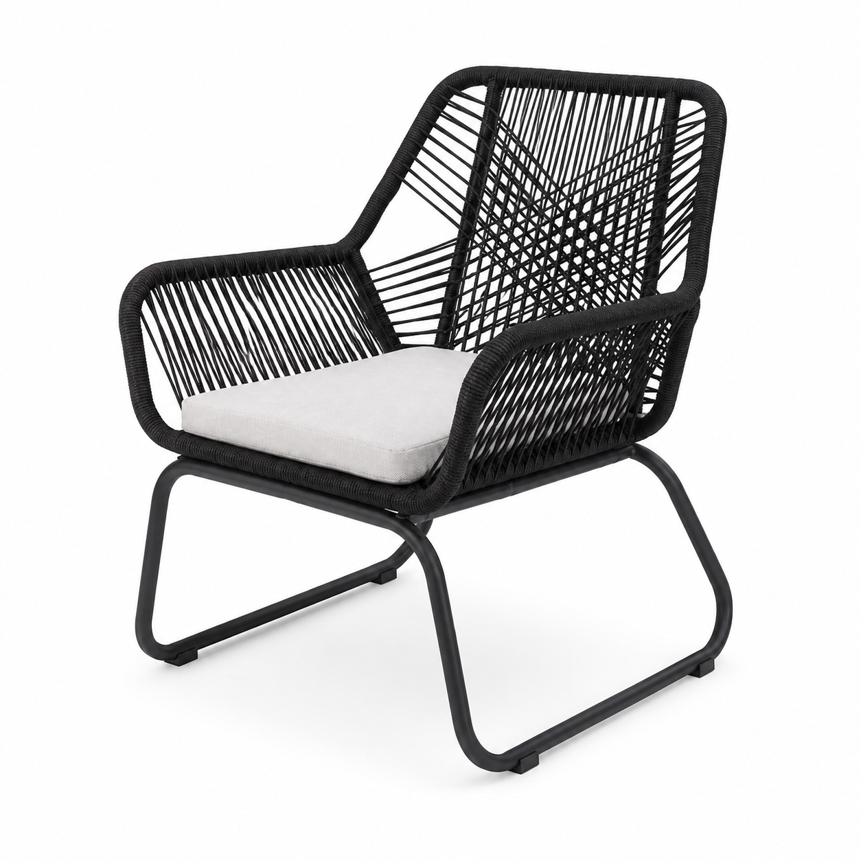 Ease up Loungestoel Napoli Zwart 66 x 66 x 81 cm