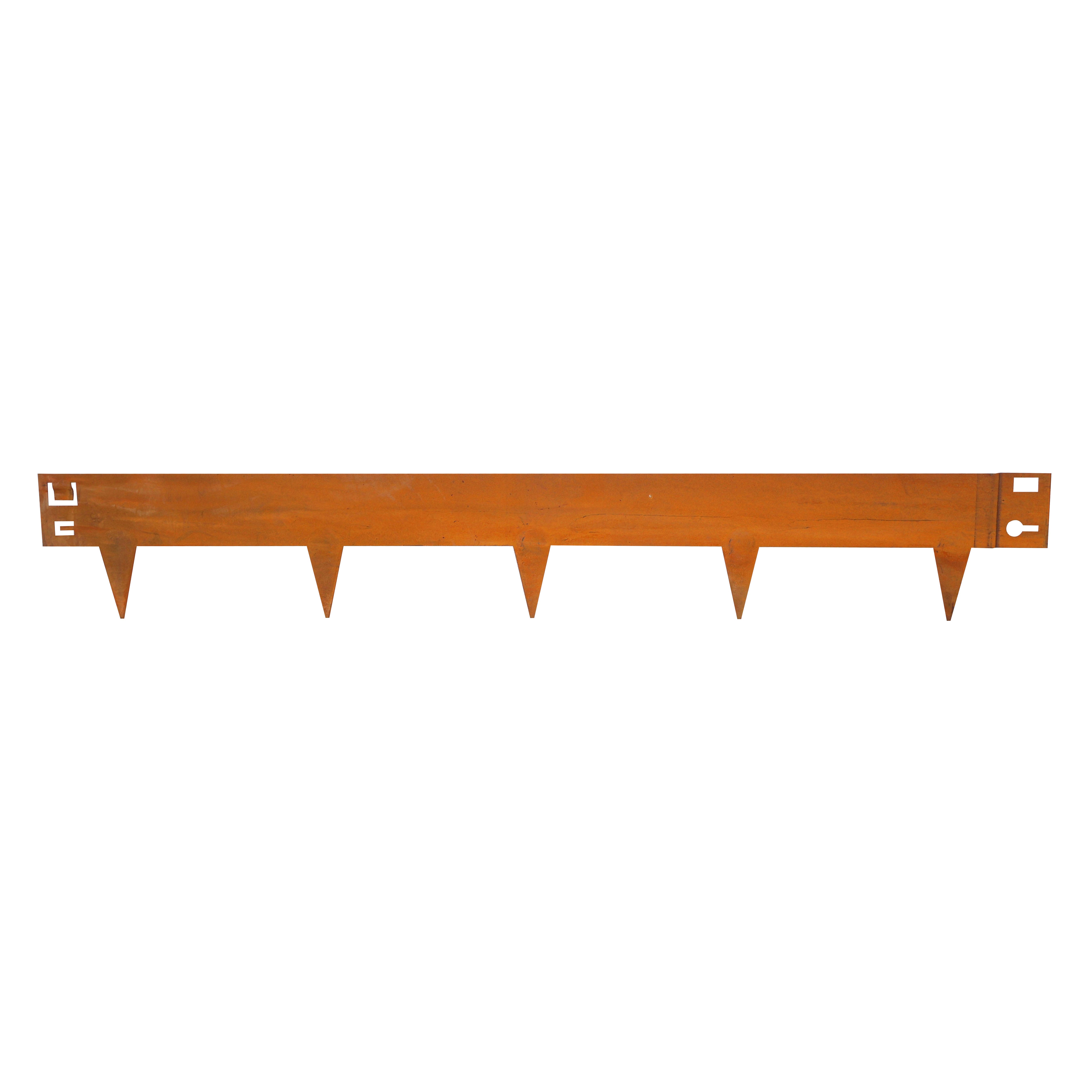 De Bosrand Borderrand  Cortenstaal 106 x 16 cm