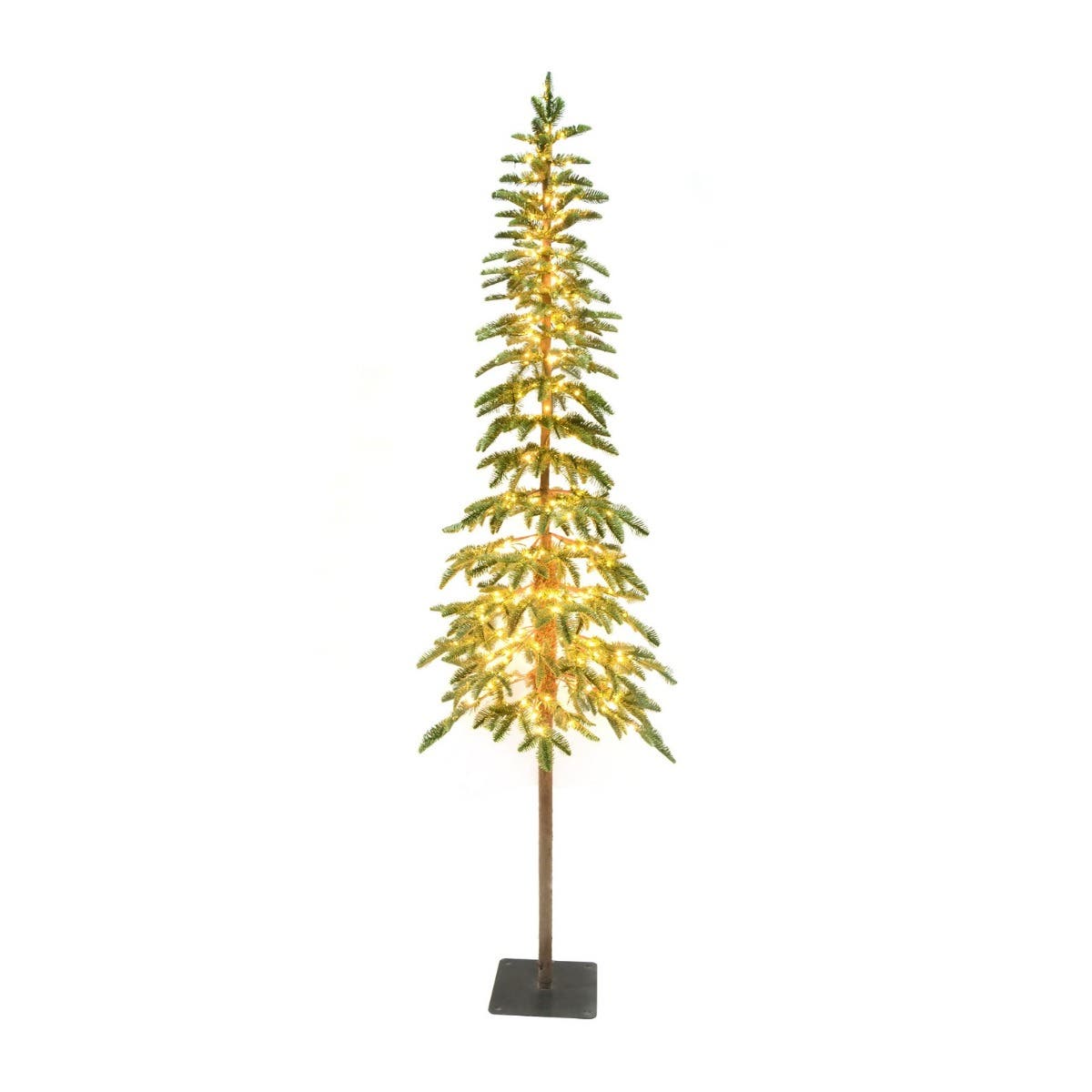 Evergreen Kunstkerstboom Mountain met Verlichting en Dimmer 180 x 48 cm